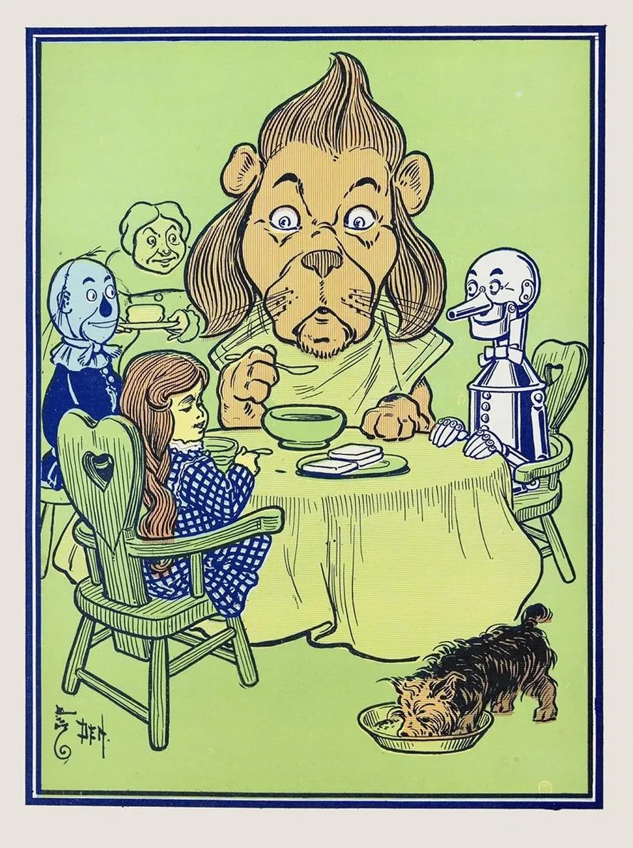 The Lion Ate Some of the Porridge