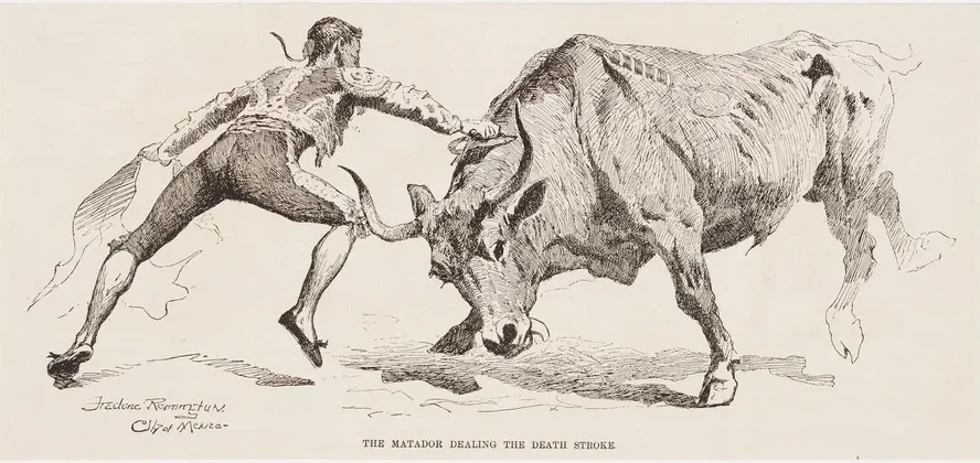 The Matador Dealing the Death Stroke