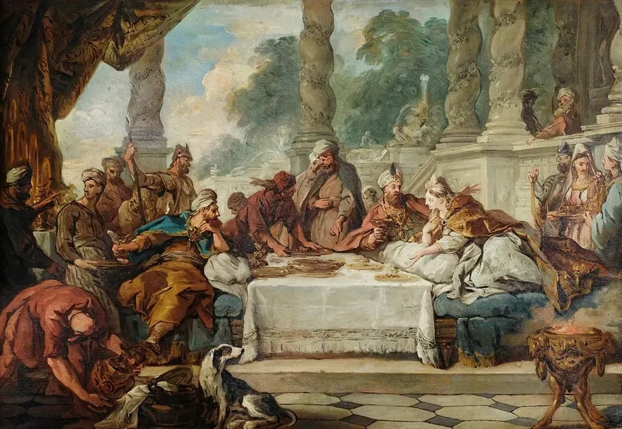 The Mealof Esther and Ahasuerus