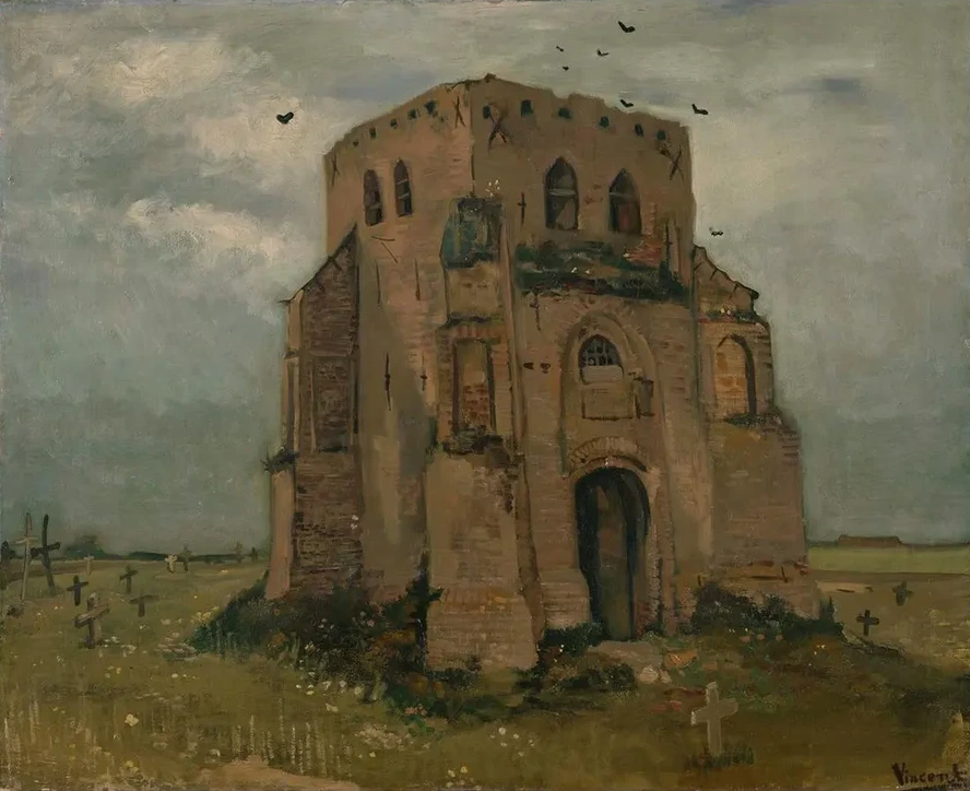 The Old Church Tower at Nuenen ('the Peasants Churchyard)