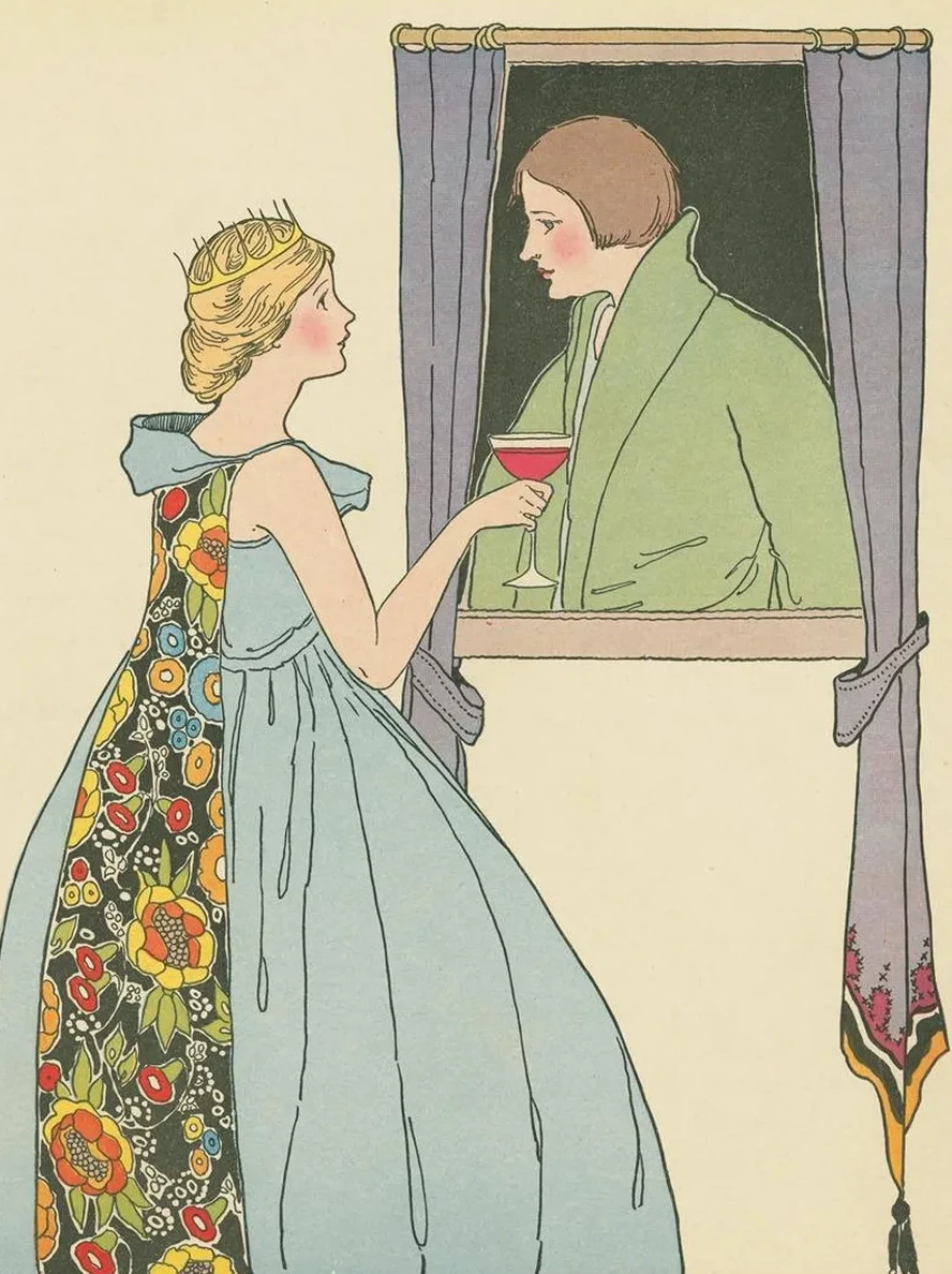 The Princess Offered the Soldier a Goblet of Wine