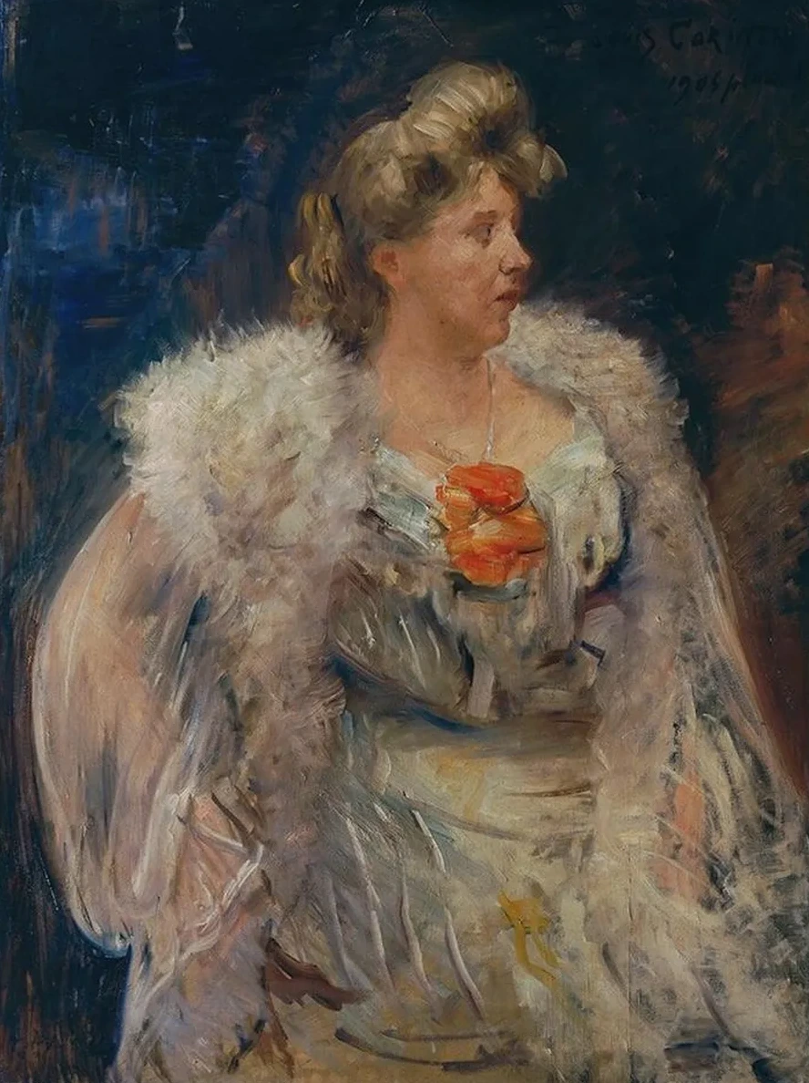 The singer Frieda Halbe