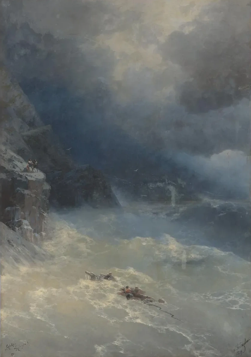 The storm at Cape Aya