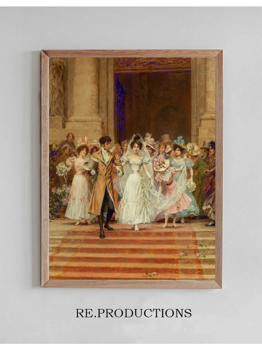 The wedding, Church of St. Roch, Paris