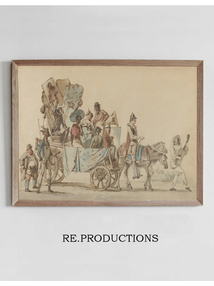 Theatrical Troupe on the Road