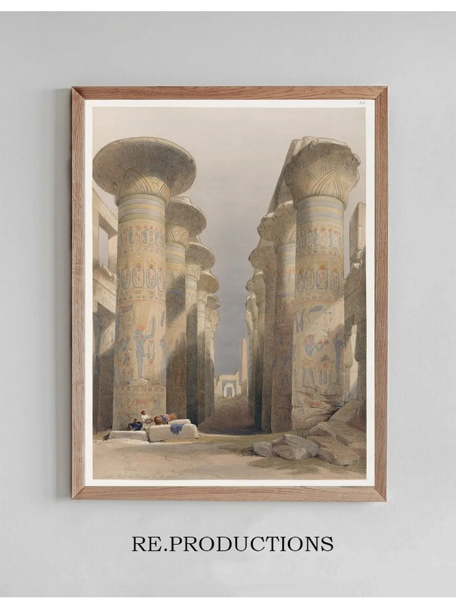 Thebes. Great Hall at Karnak. Nov. 28, 1838