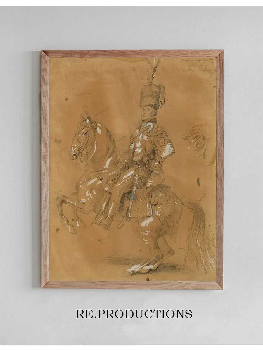 Theodor Aron de Bistra zu Pferd