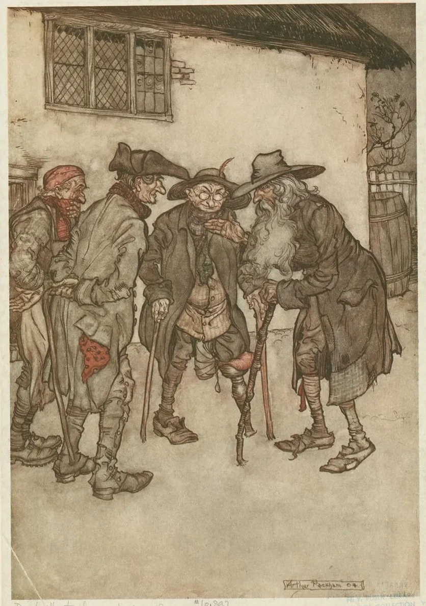 They Crowed Round Him, Eyeing Him from Head to Foot with Great Curiosity