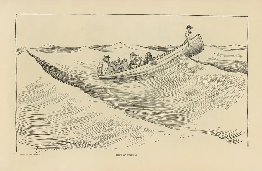 They Go Fishing