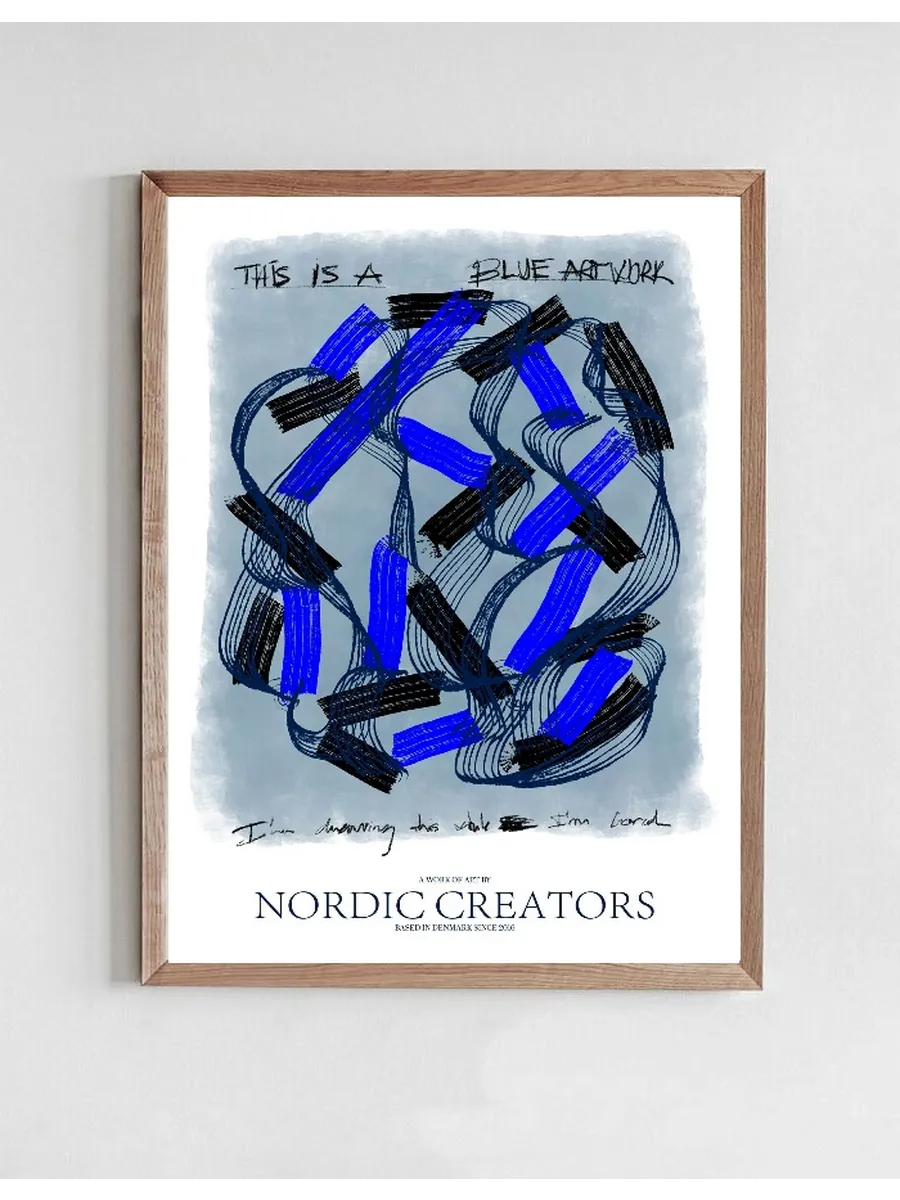This Is A Blue Artwork