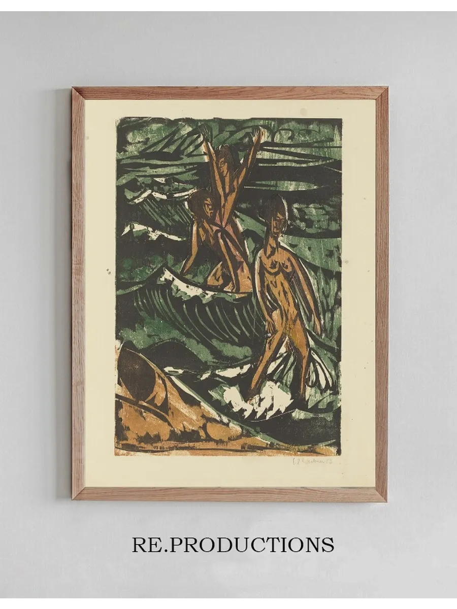 Three Bathers in the Waves
