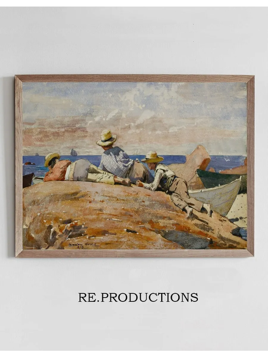 Three Boys on the Shore