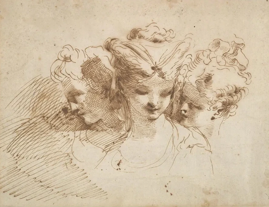 Three Female Heads