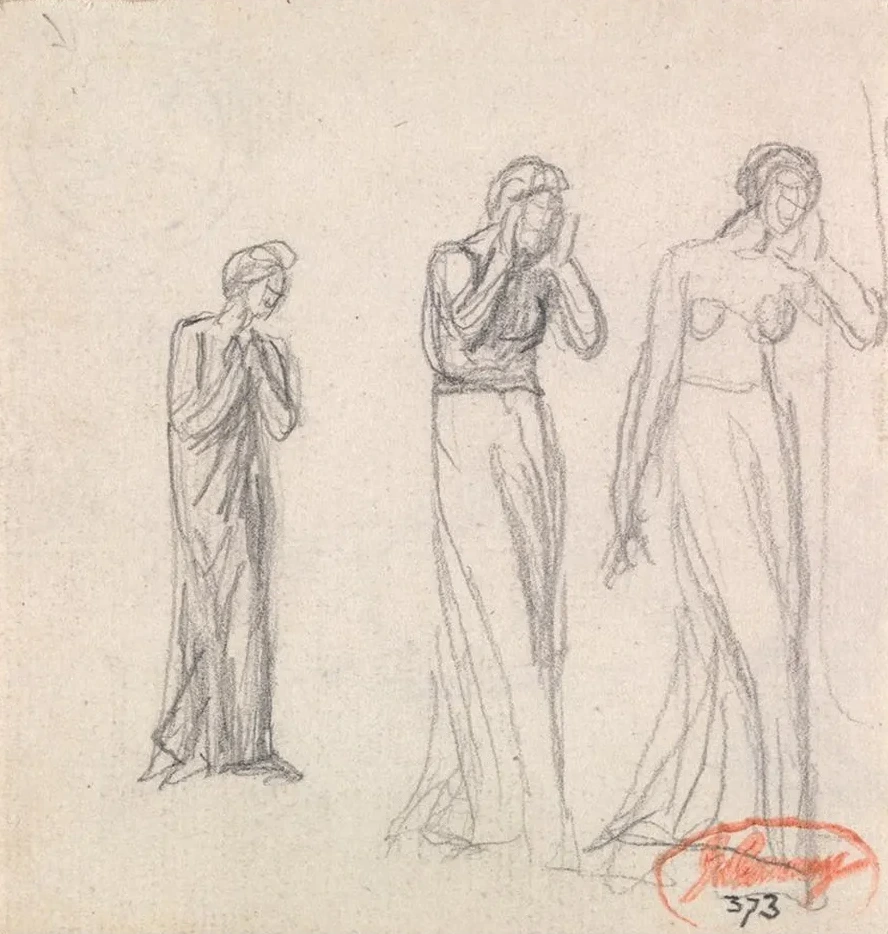 Three Lamenting Women