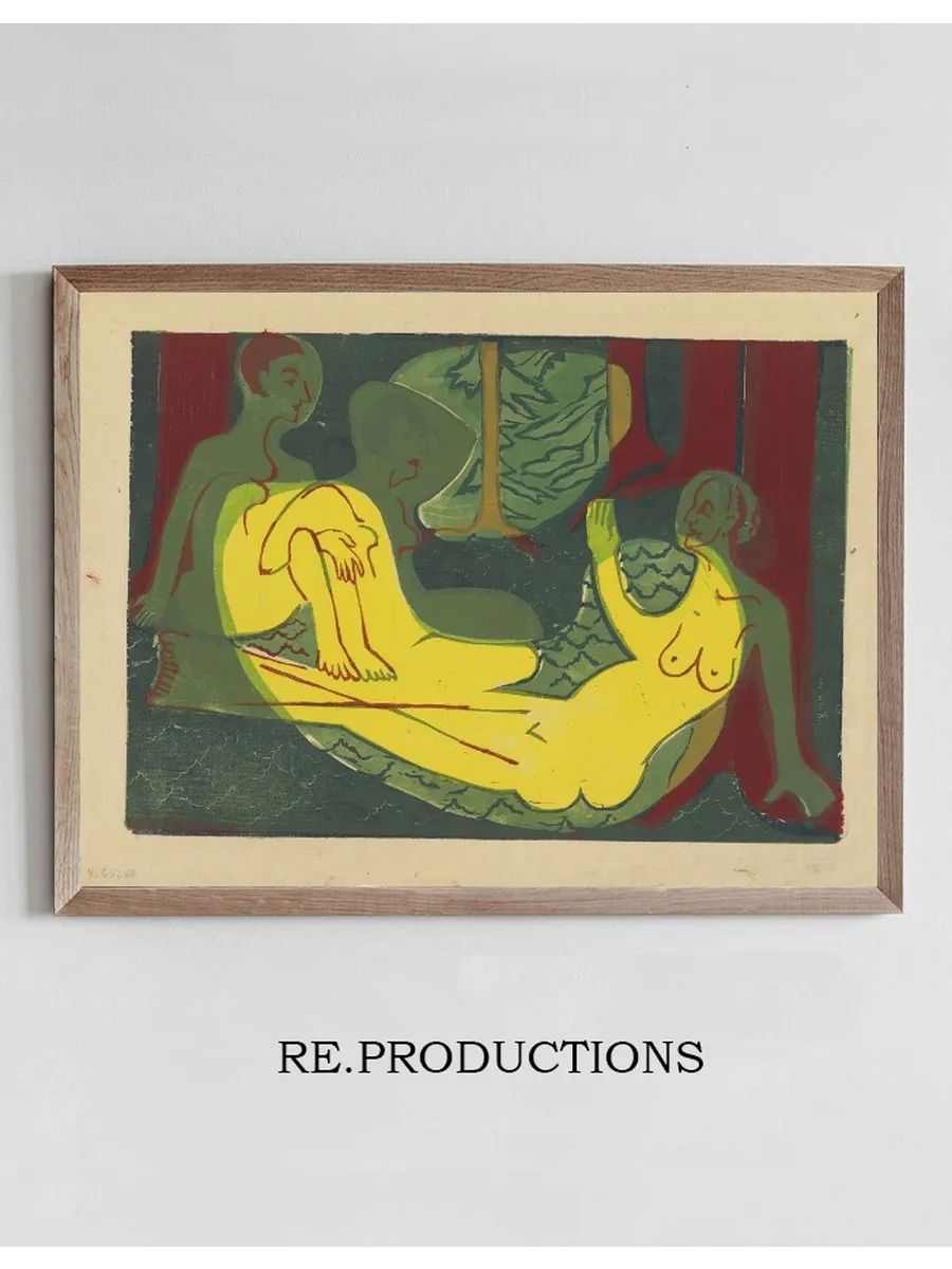 Three Nudes in the Forest