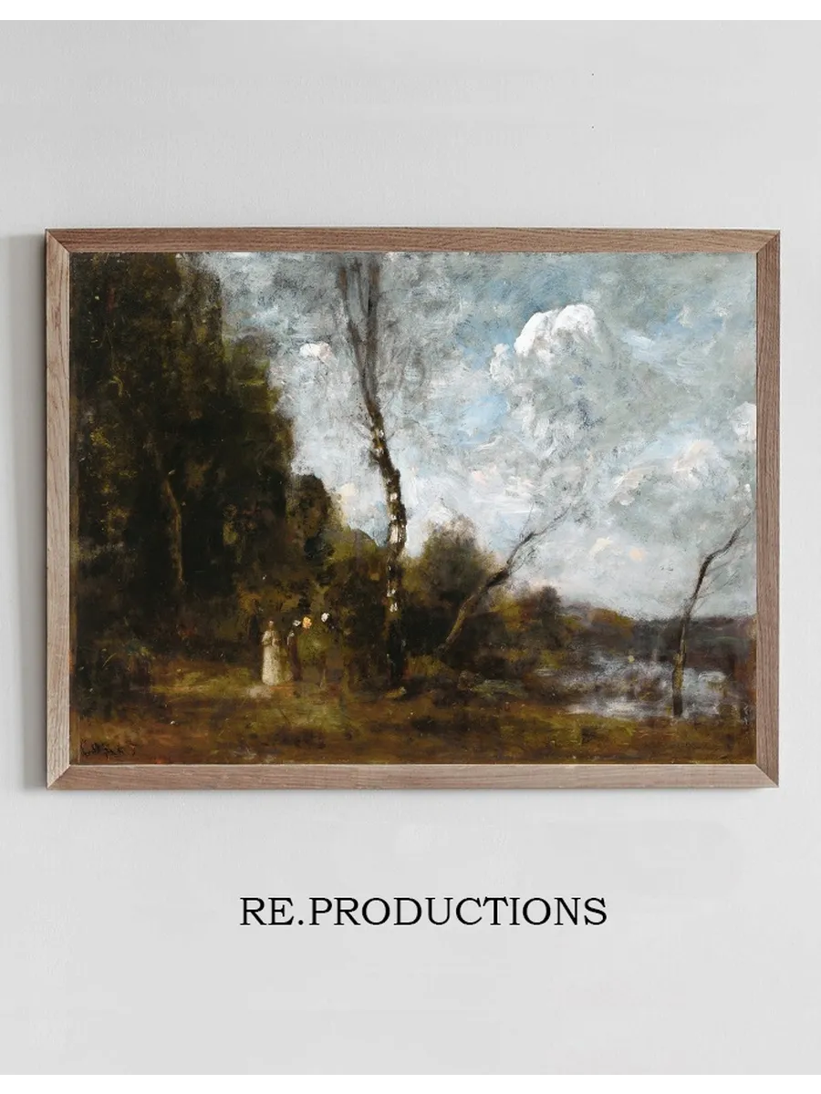 Three Peasant Women By A Wood