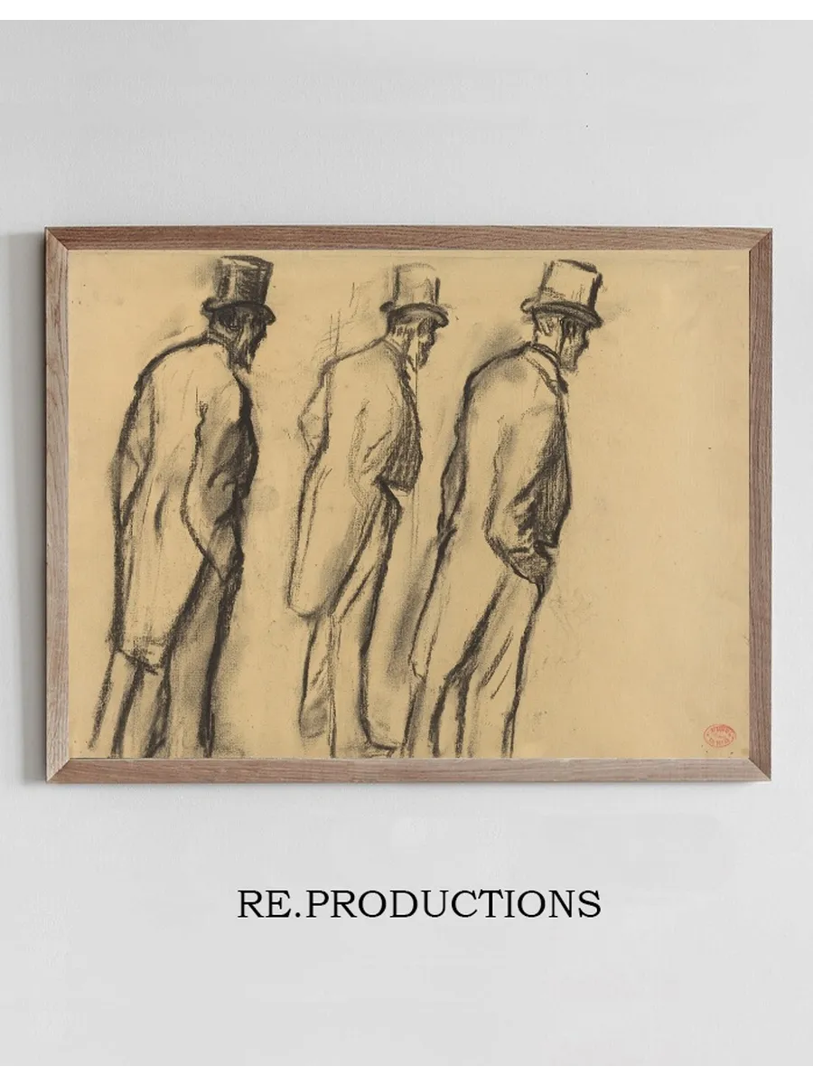 Three Studies of Ludovic Hal vy Standing