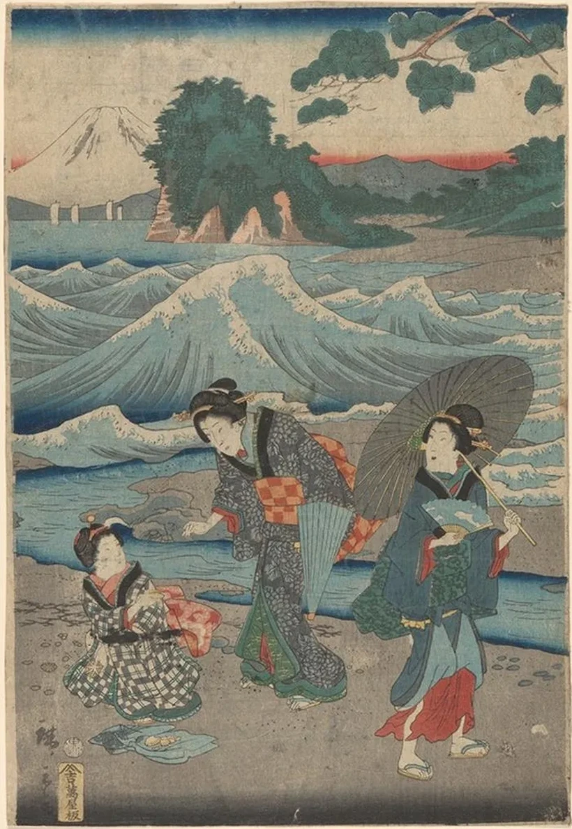 Three Women and Waves