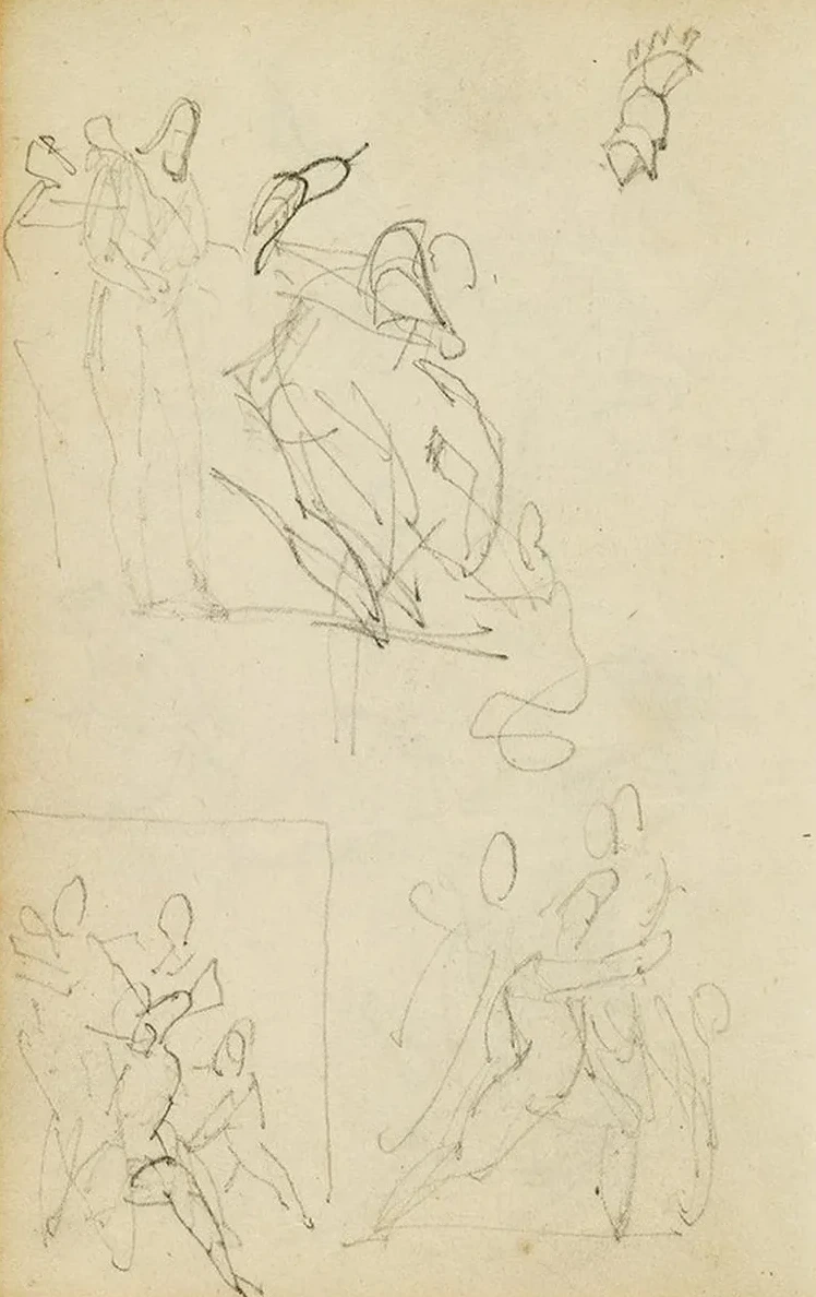 Three Compositional Studies of Figure Group
