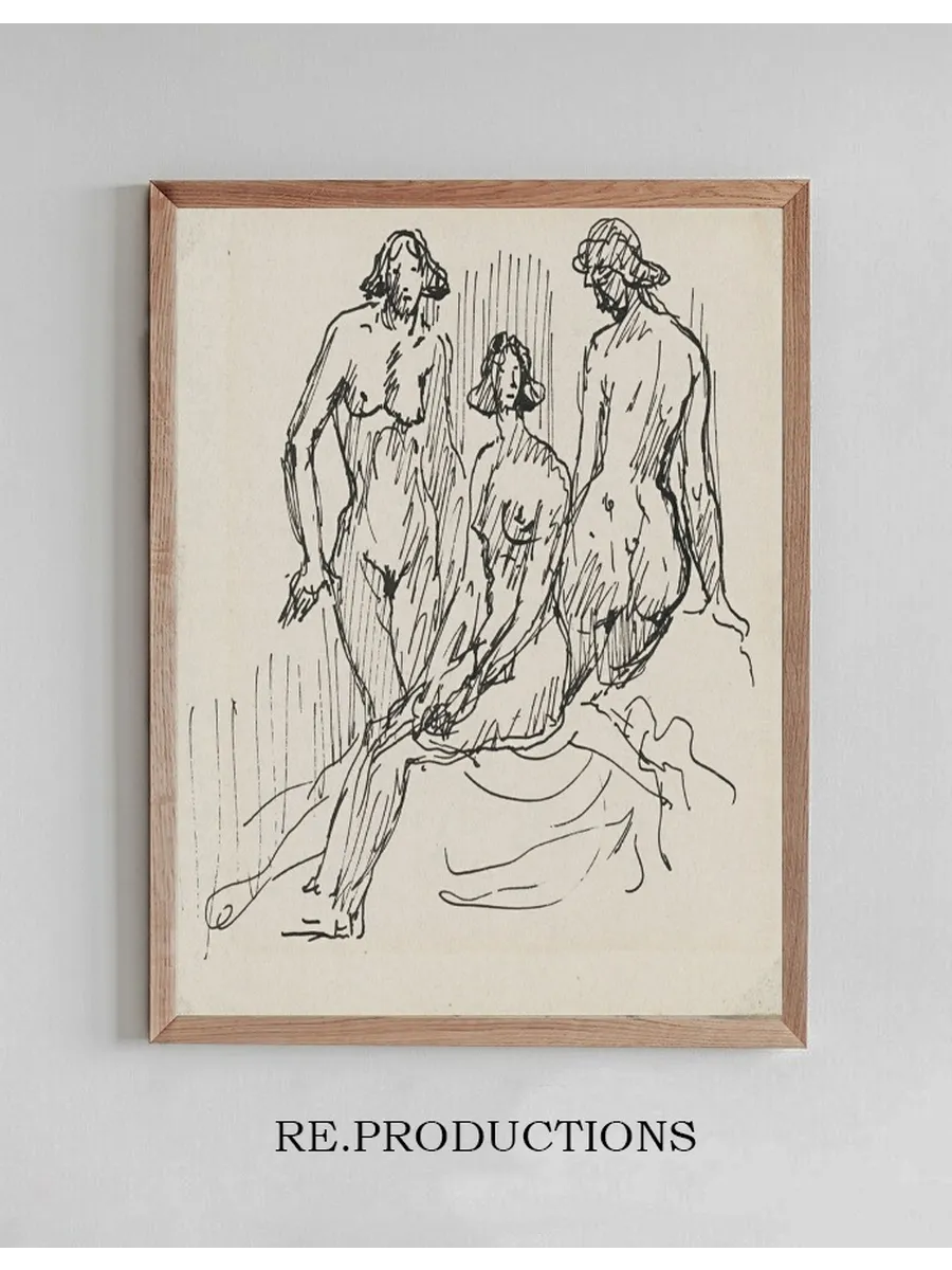 Three Female Figures