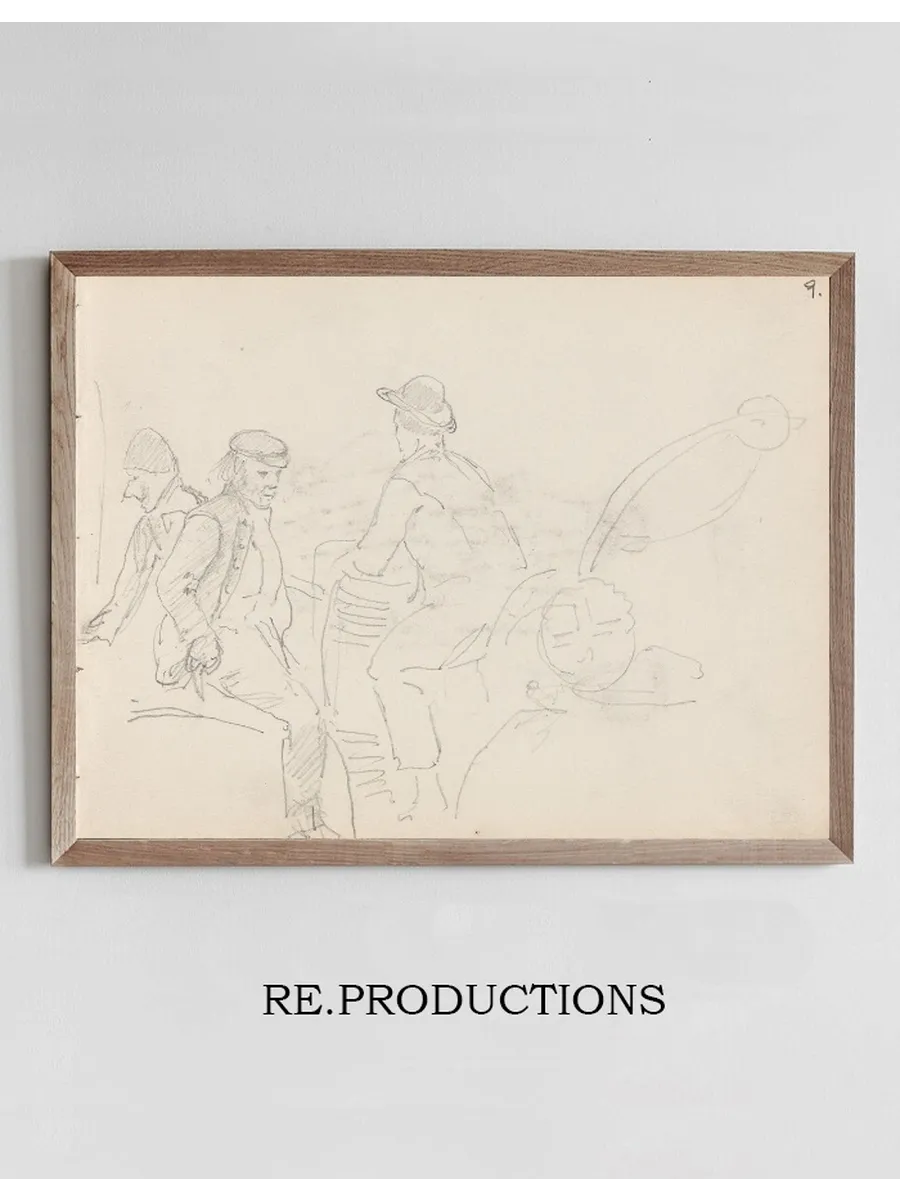 Three Male Figures
