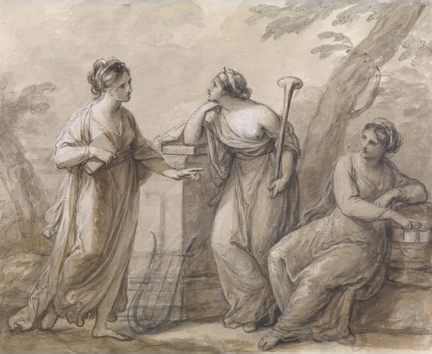 Three Muses in Conversation