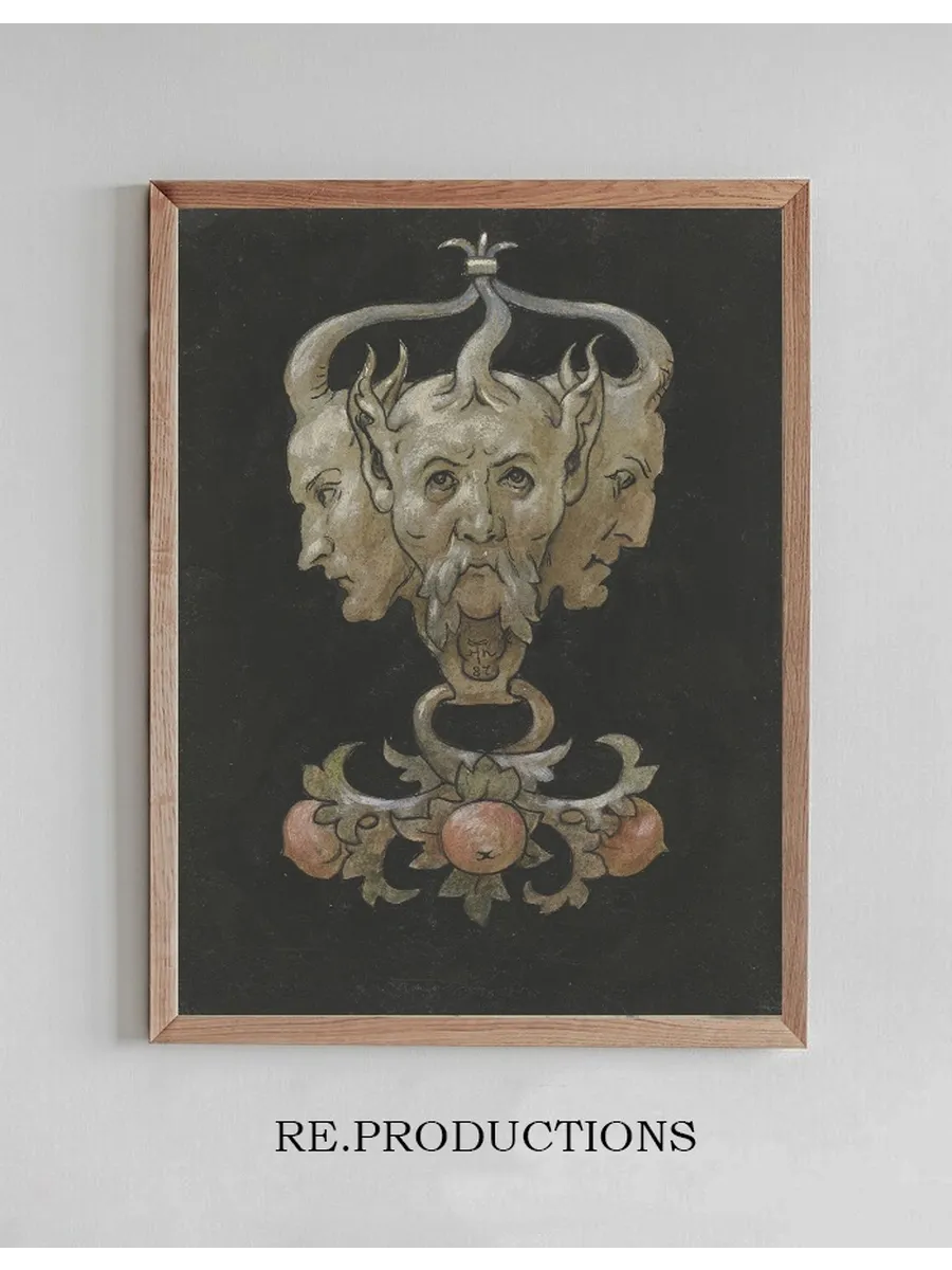 Three Satyr Masks