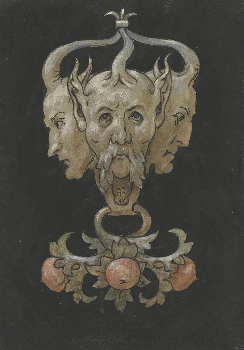 Three Satyr Masks