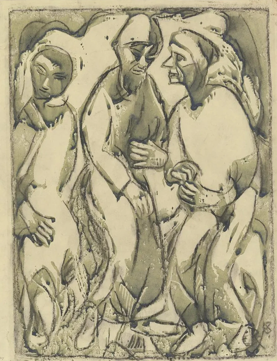 Three Standing Men