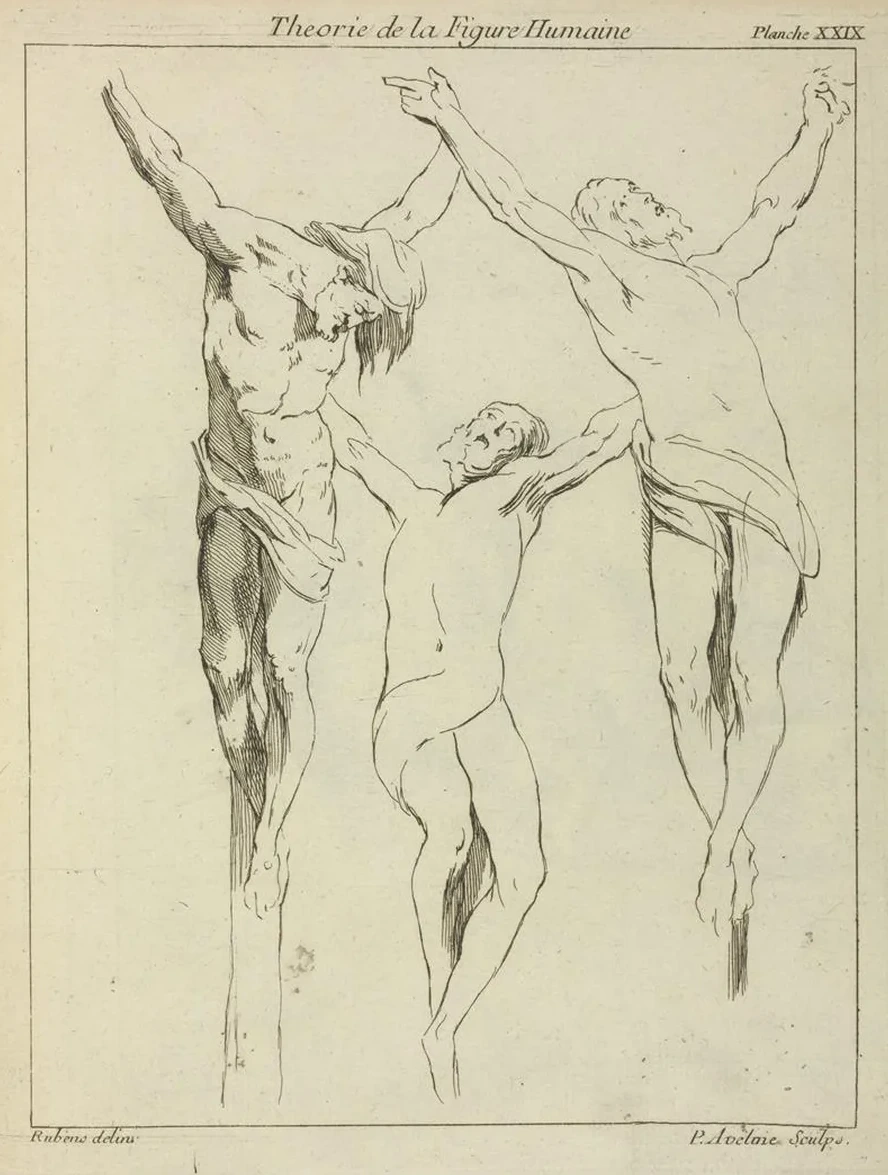 Three Studies of Crucified Figures