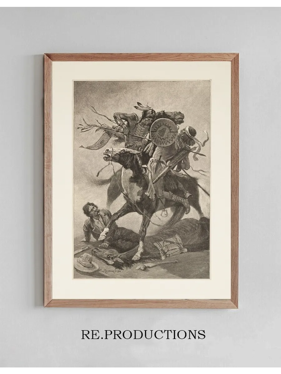 Thrust His Lance Through His Body and Rode Him Down