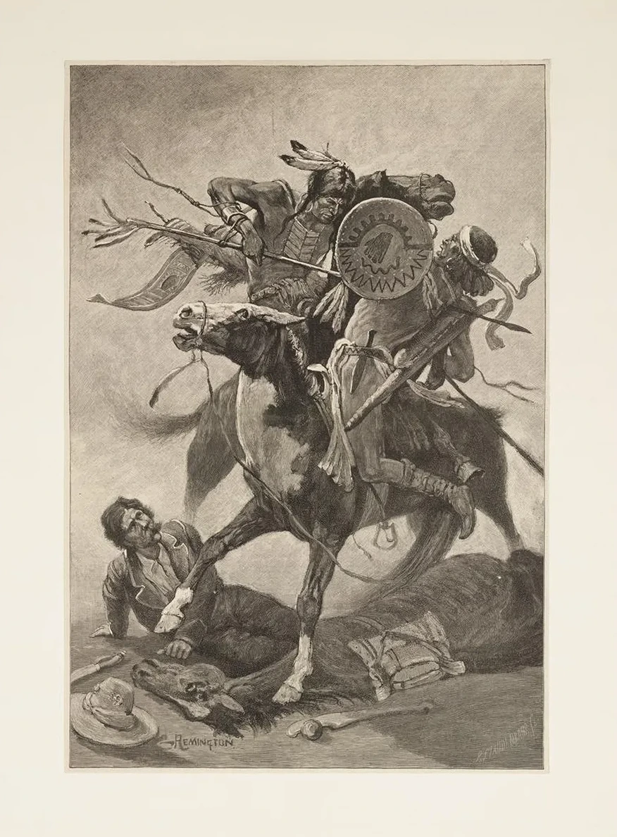 Thrust His Lance Through His Body and Rode Him Down