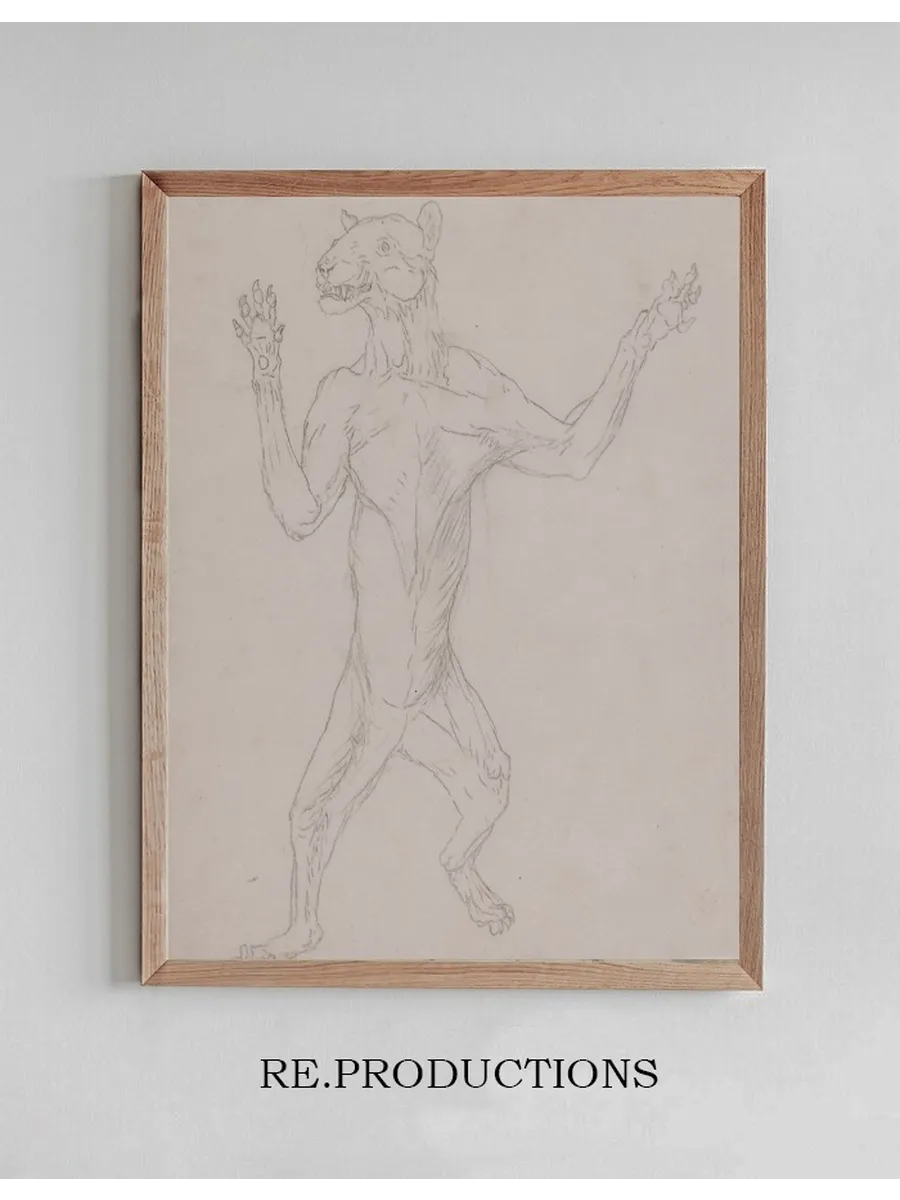 Tiger Body, Standing in Human Posture