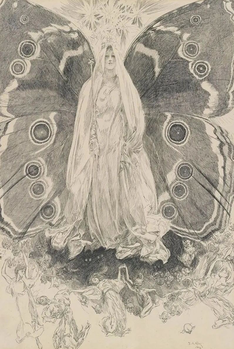 Titania, illustration for Act II, Scene ii, A Midsummer Night sDream