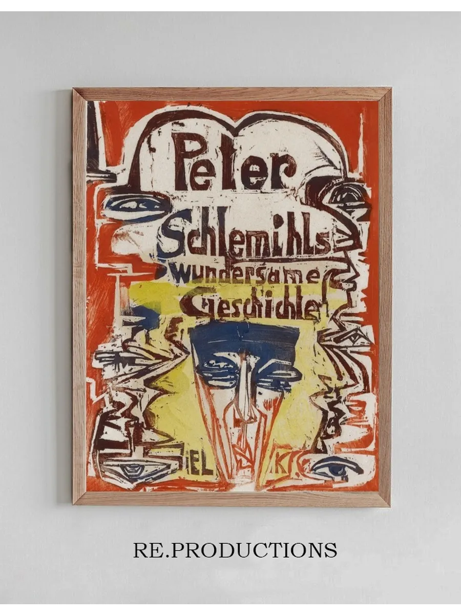 Titelblatt Der Holzschnittfolge Zu Adelbert von Chamissos Erz Hlung Peter Schlemihls Wundersame Geschichte