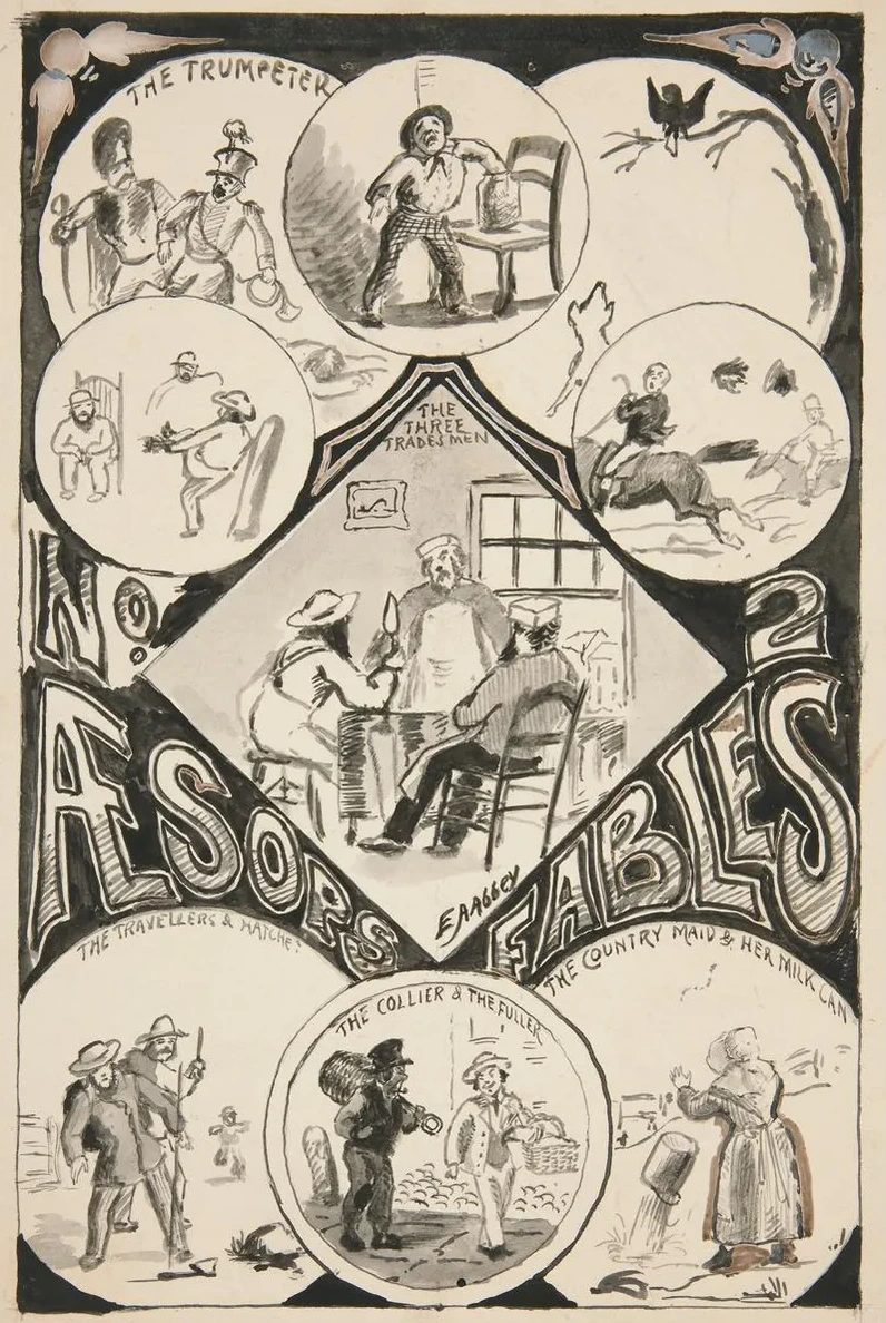 Title page for Aesop's Fables, No. 2
