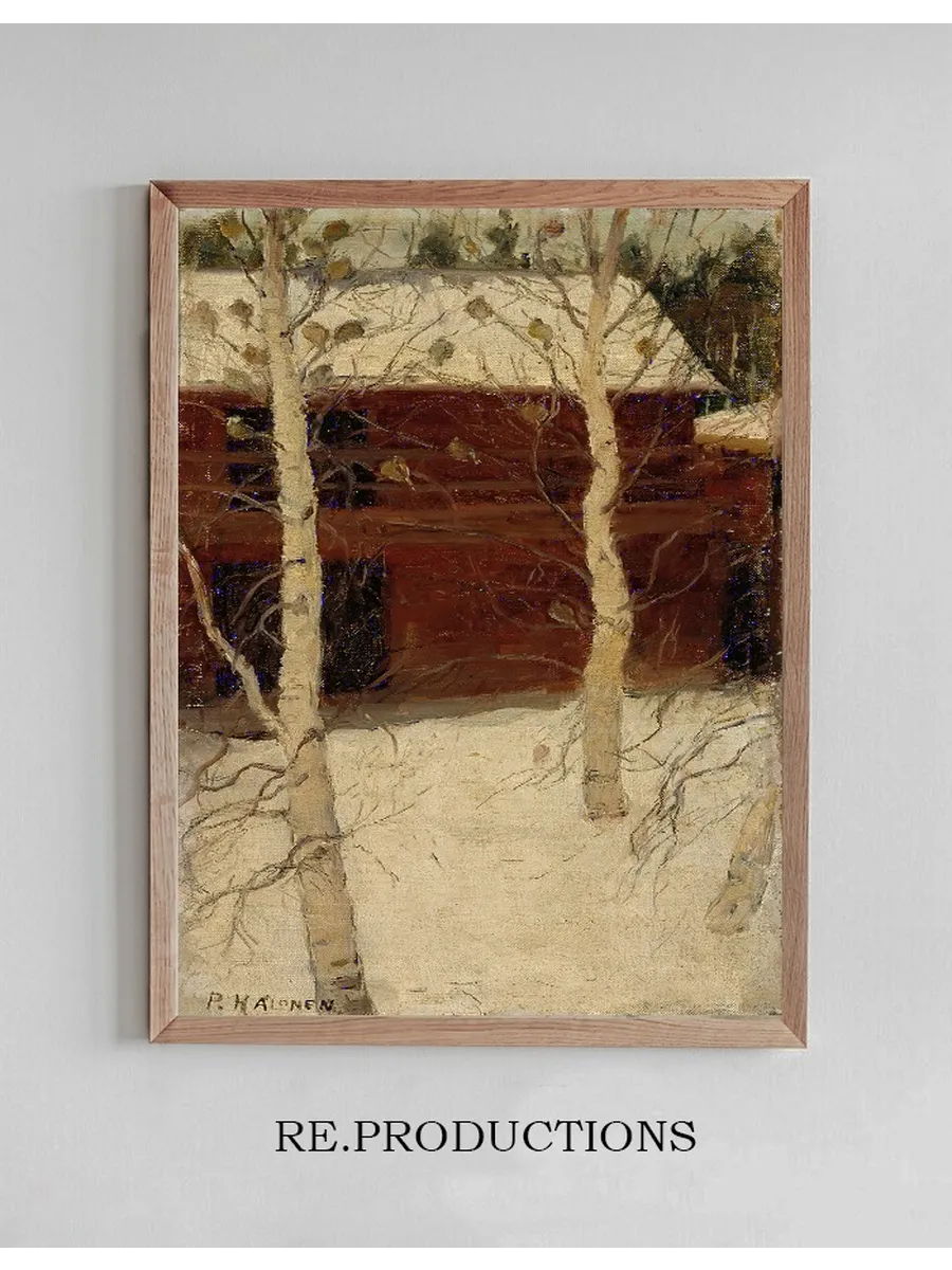 Titmice in Birch Trees
