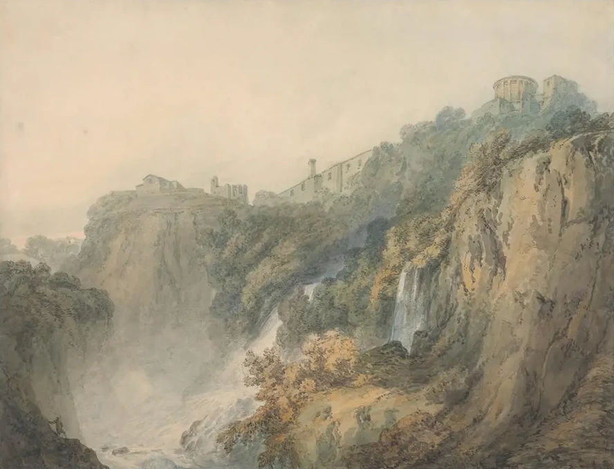 Tivoli with the Temple of the Sybil and the Cascades