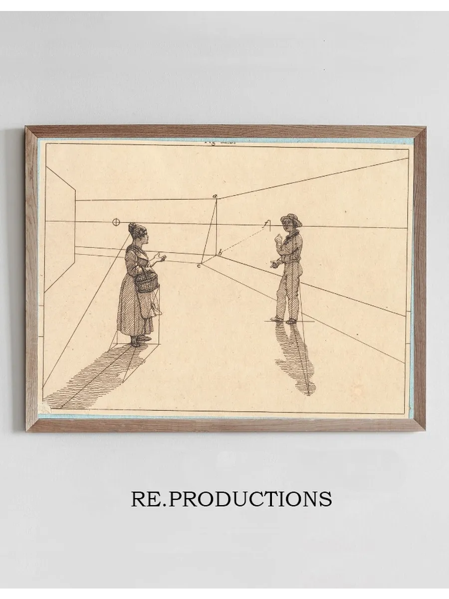To Figurer I En Geometrisk Konstruktion Illustration Til Linearperspectiven, Tavle IV