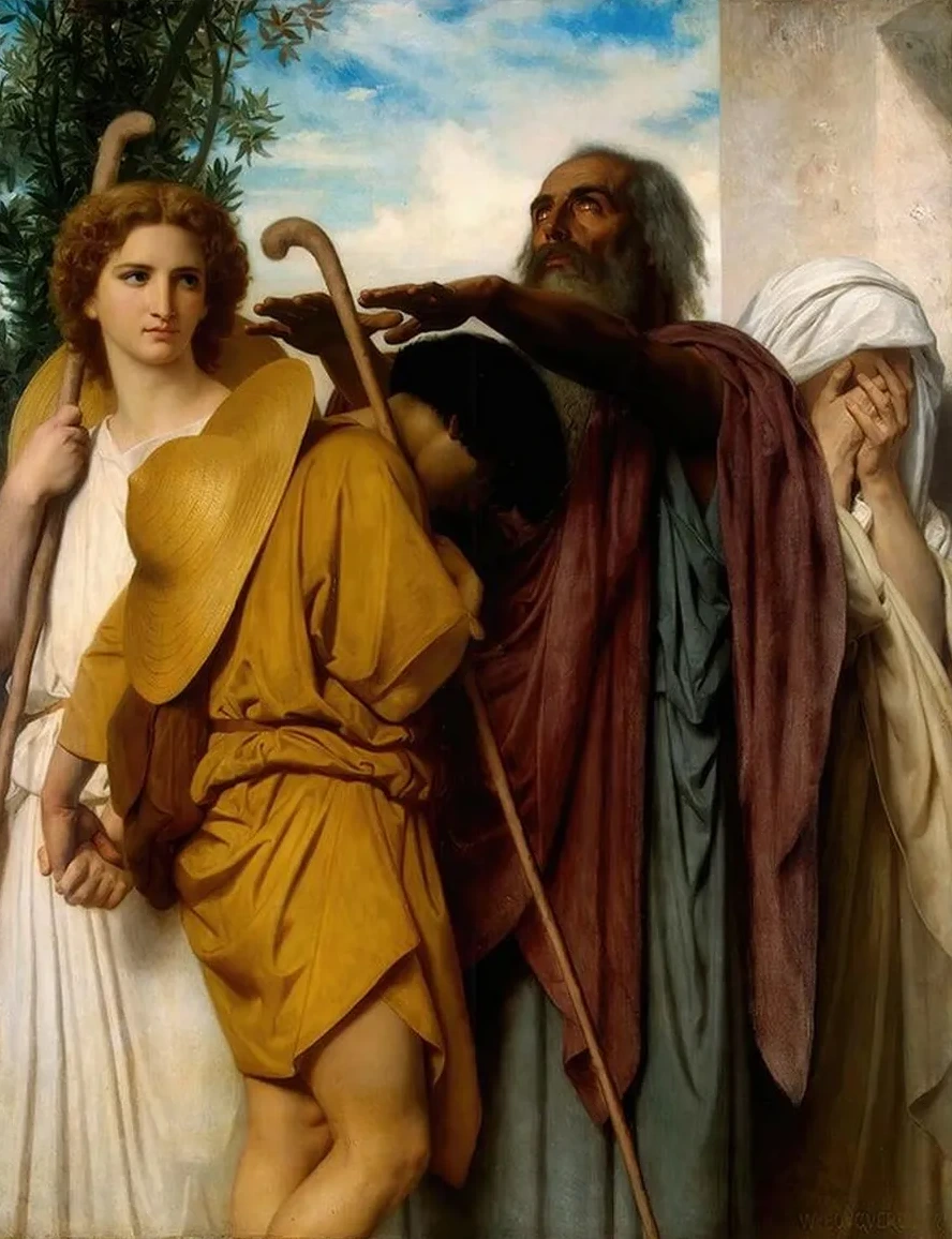 Tobias Saying Good - Bye To His Father