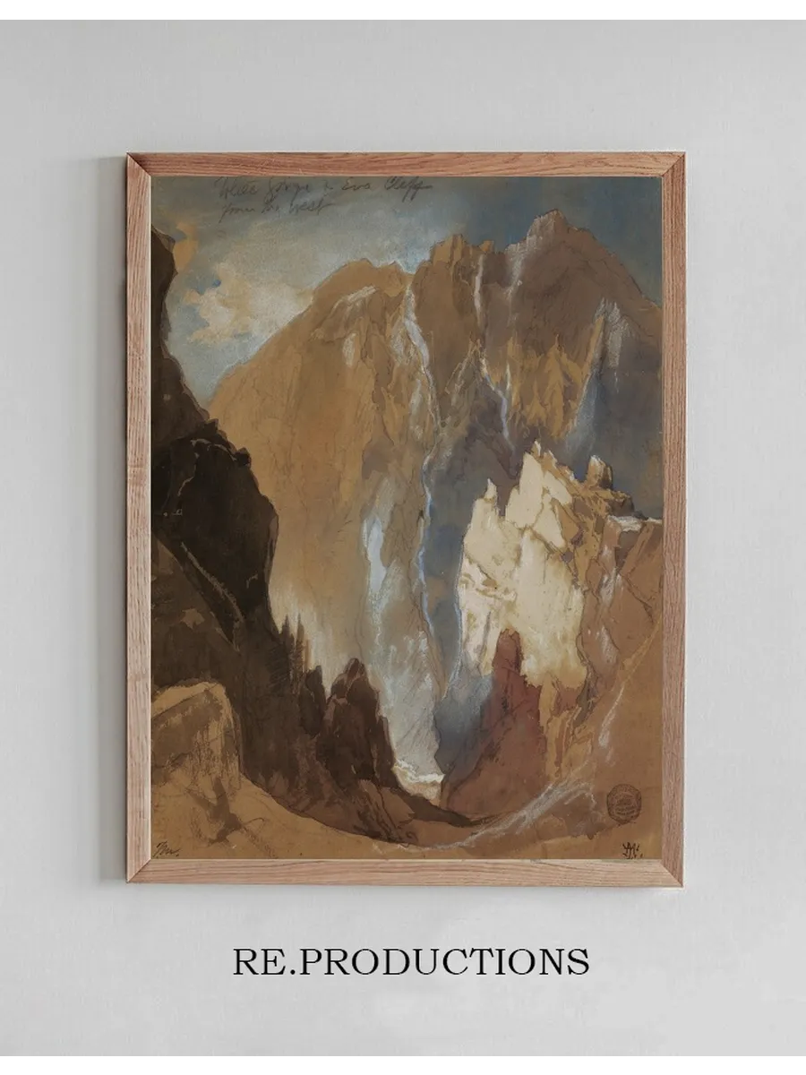 Toltec Gorge and Eva Cliff from the West, Colorado