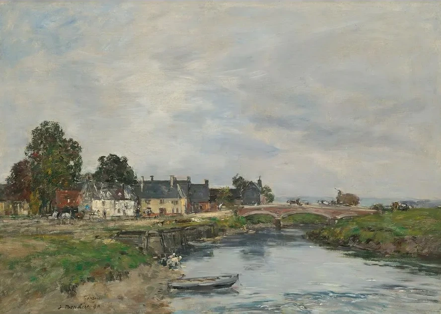 Touques, le Vieux Port Mar E Basse