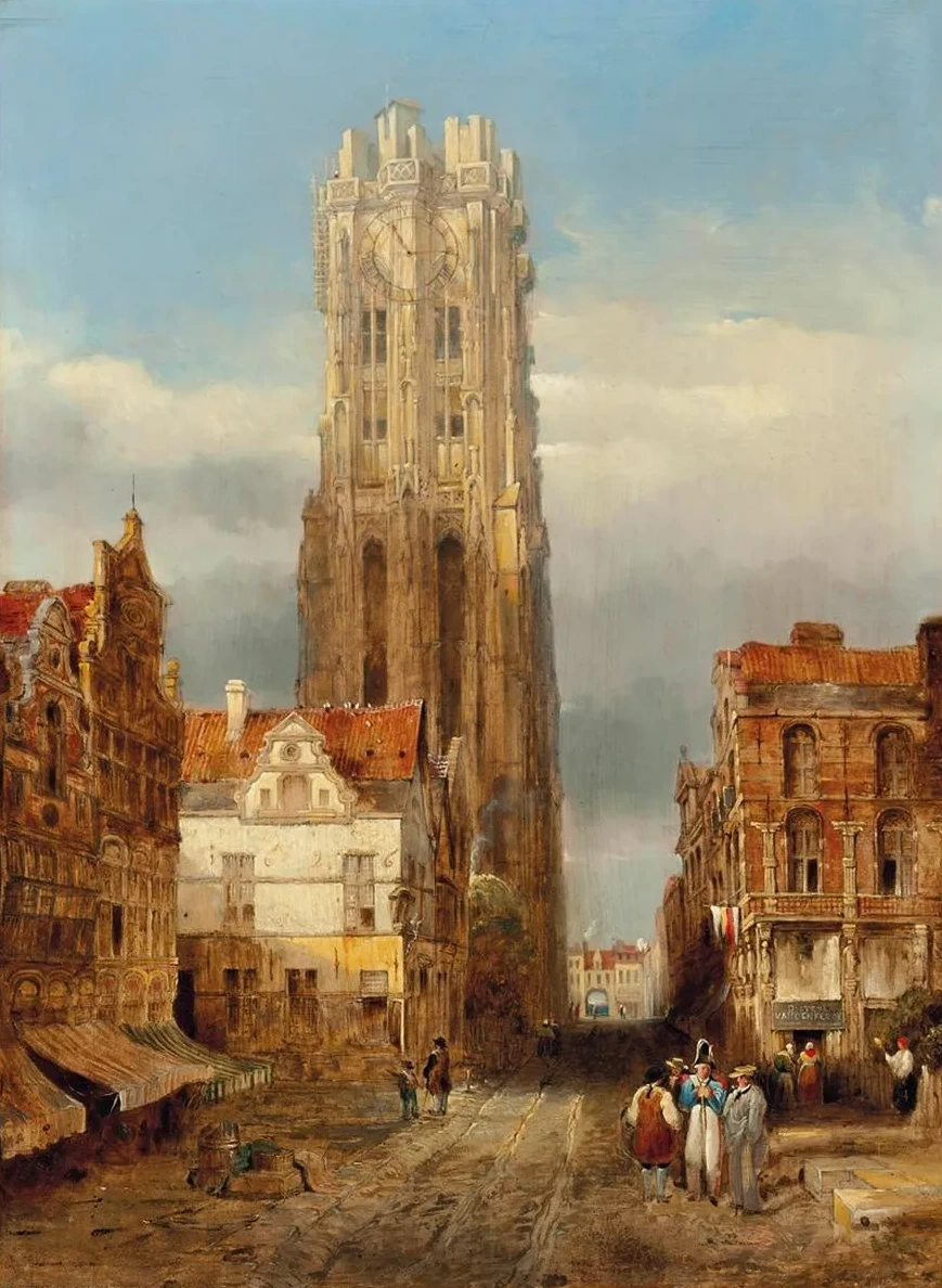 Tower of the Church of St Rombouts, Mechelen