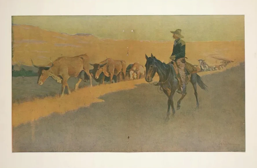 Trailing Texas Cattle