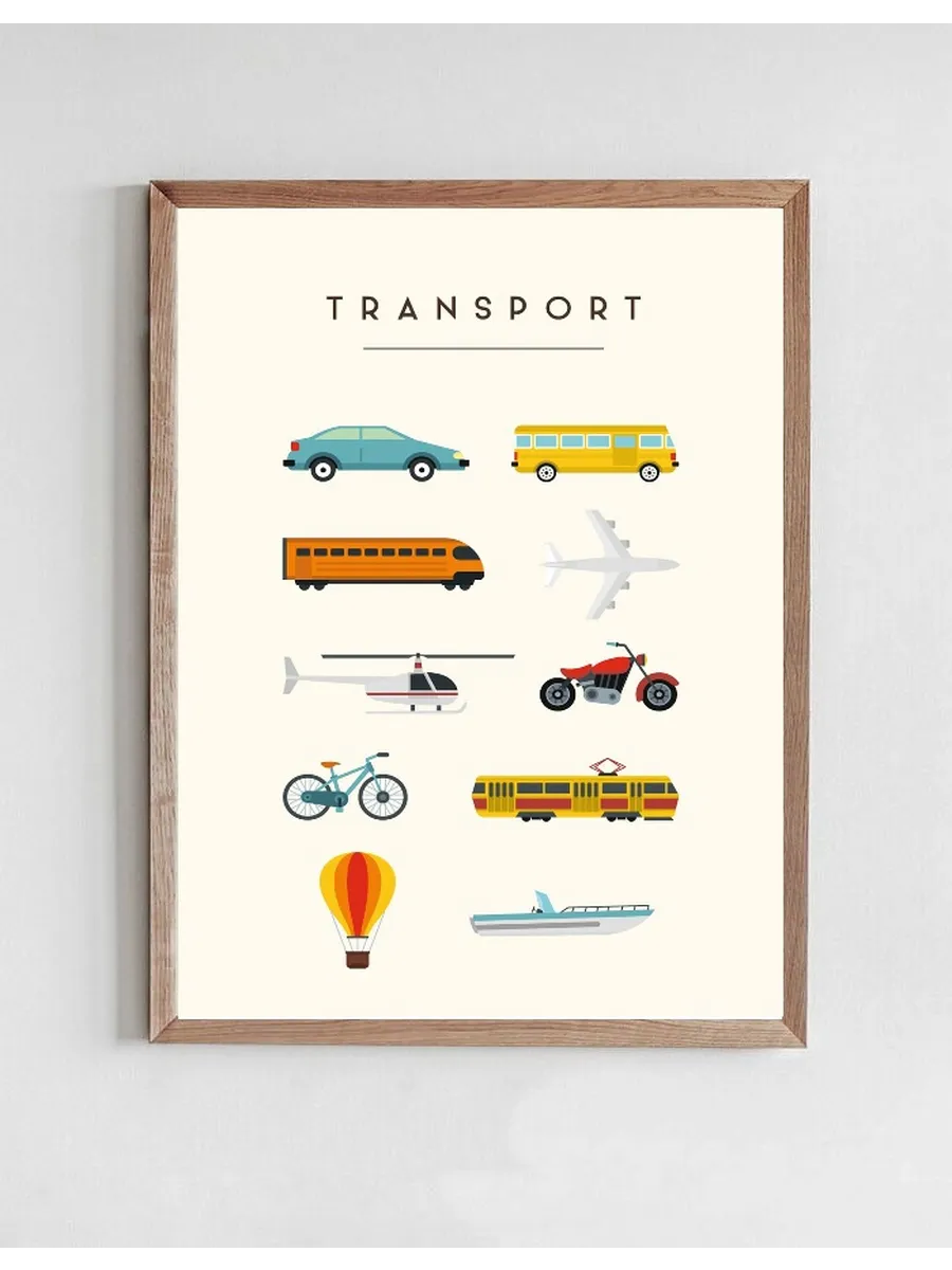 Transport Borneplakat
