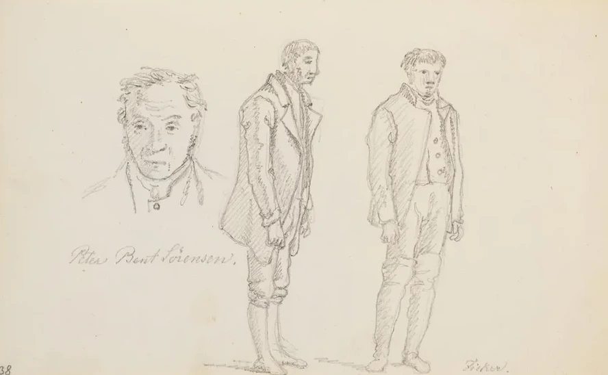 Tre Figurstudier