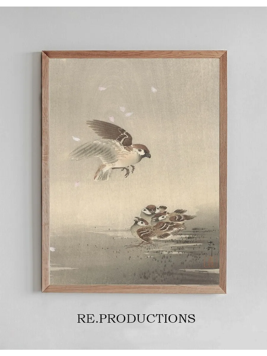 Tree Sparrow with Young