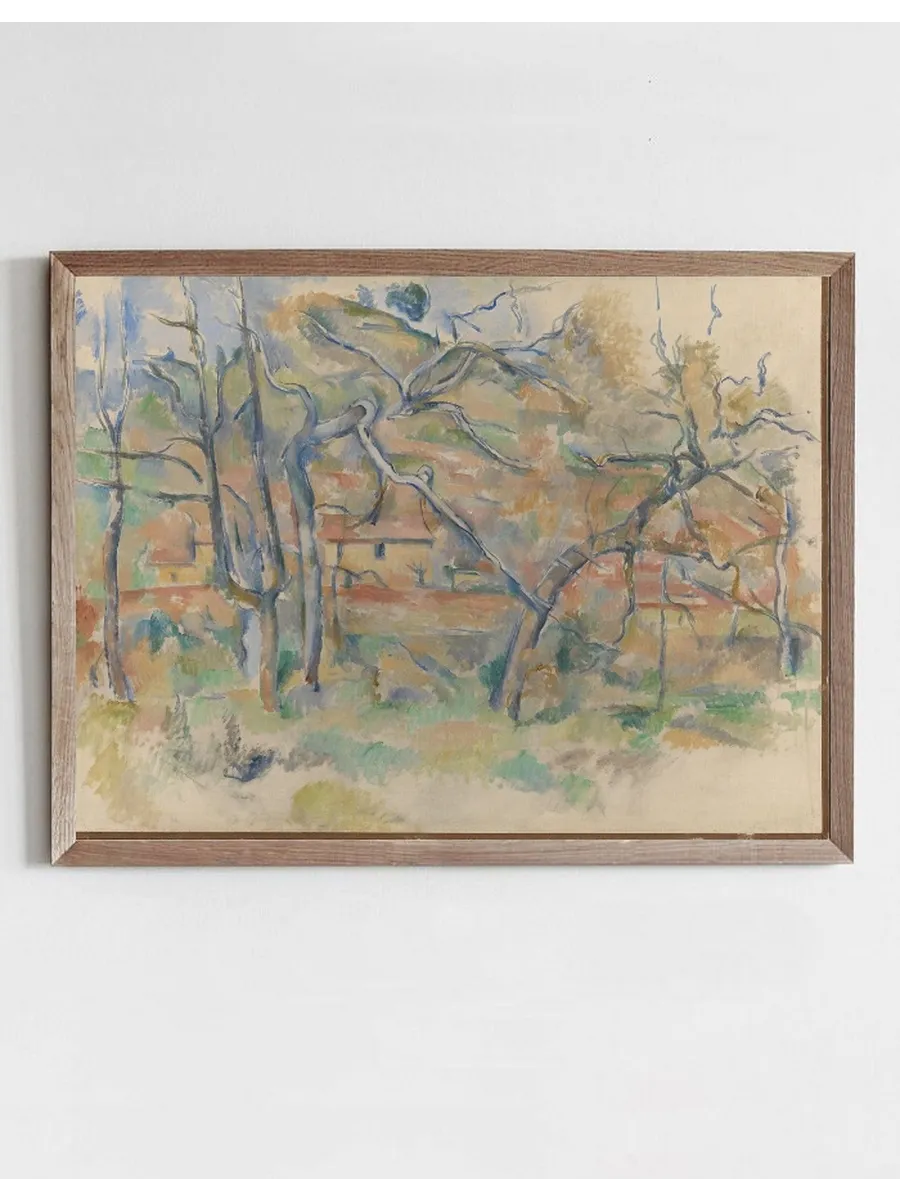 Trees and House, Provence