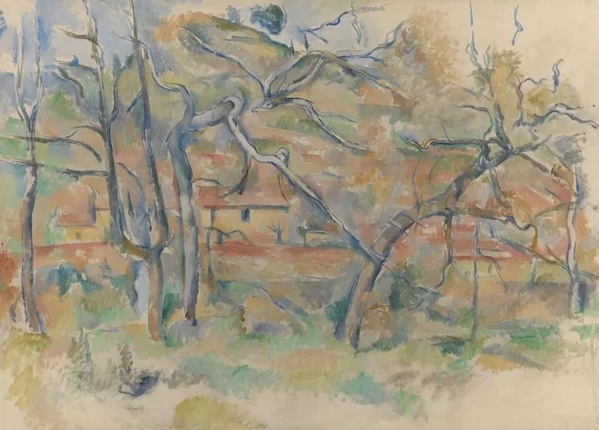 Trees and House, Provence