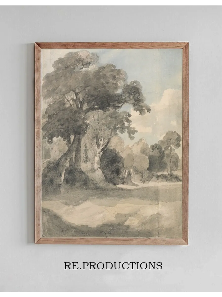 Trees in a Meadow